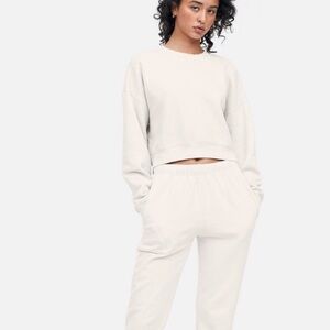 MATE the Label Organic Cotton Crewneck in Bone